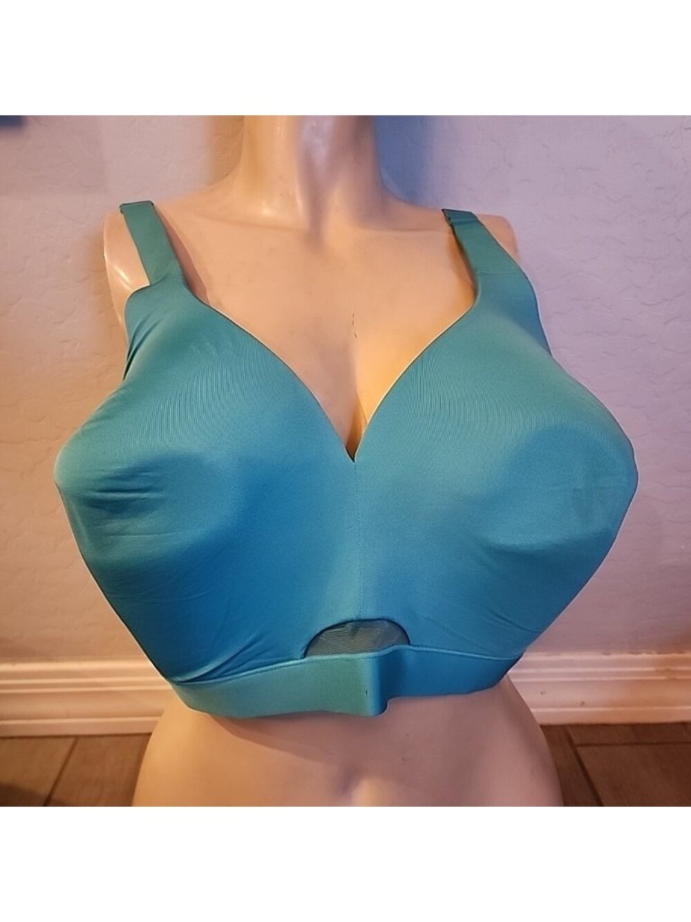 Cacique Bra 48D Blue Lightly Lined No Wire